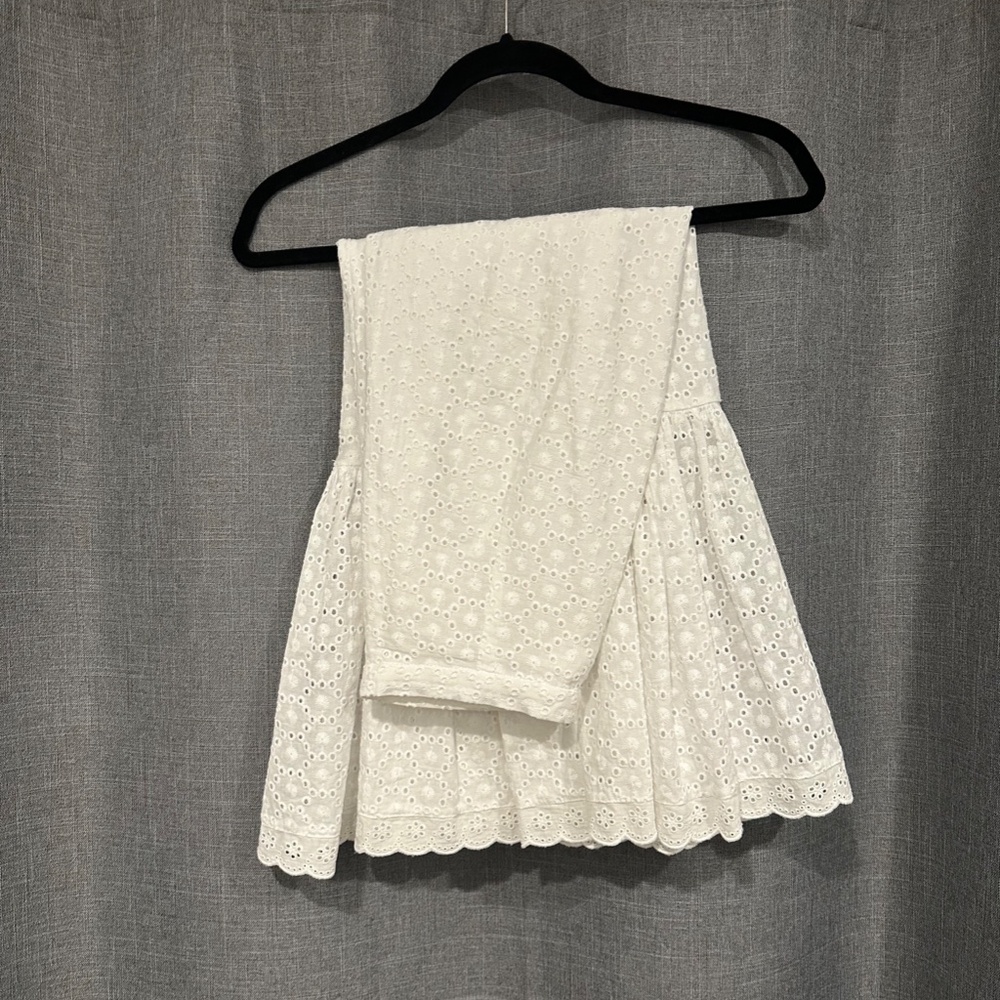 CAROLINE CONSTAS Raya broderie anglaise midi skirt - Picture 8 of 9